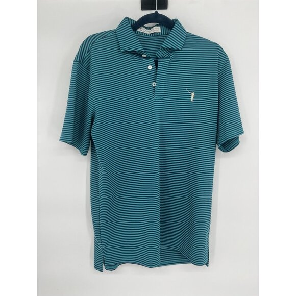 Holdrrness and Bourne Other - Holderness & Bourne Polo Shirt Men’s M Blue Green Striped Maxwell Tailored Fit